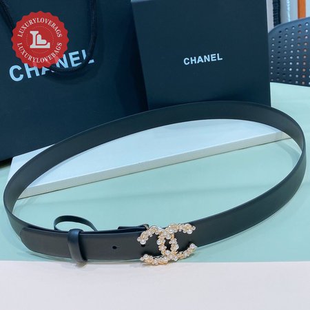 Chanel Calfskin Belt 3.0cm