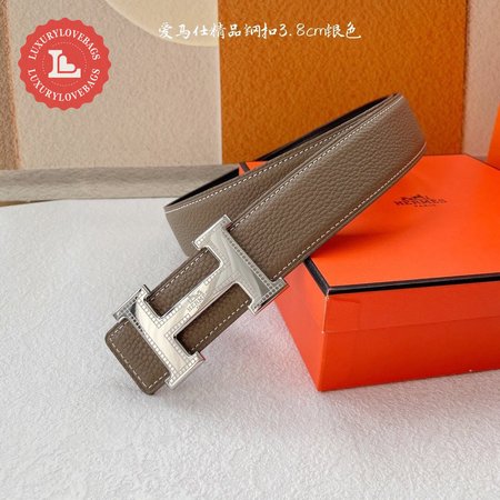 Hermes Brown Belt 3.8cm