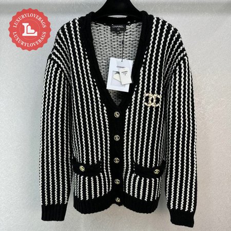 Chanel V-Neck Cardigan Sweater