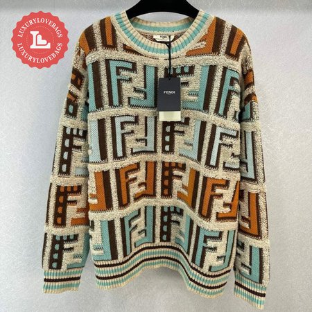 Fendi V-Neck Cardigan Sweater