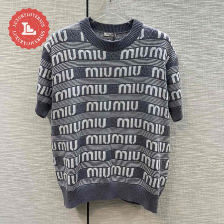 Miu Miu Knitted Short Sleeve