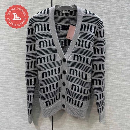 Miu Miu V-Neck Cardigan Sweater