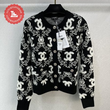 Chanel Round Collar Cardigan Sweater