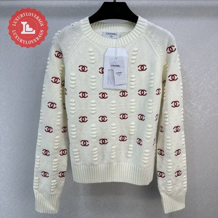 Chanel White Sweater