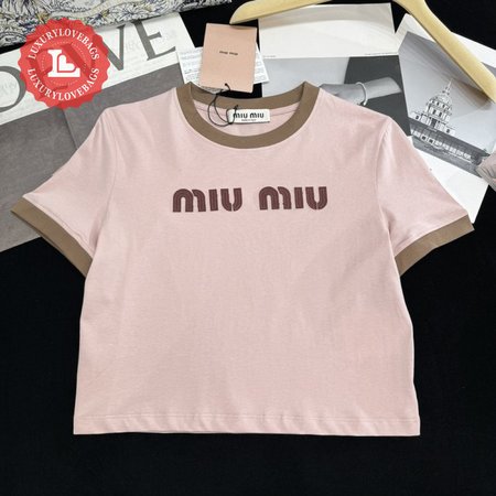 Miu Miu Pink T-Shirt