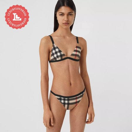 Burberry Streak Two-Piece Swimsuit