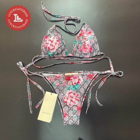 Gucci Rose Two-Piece Swimsuit