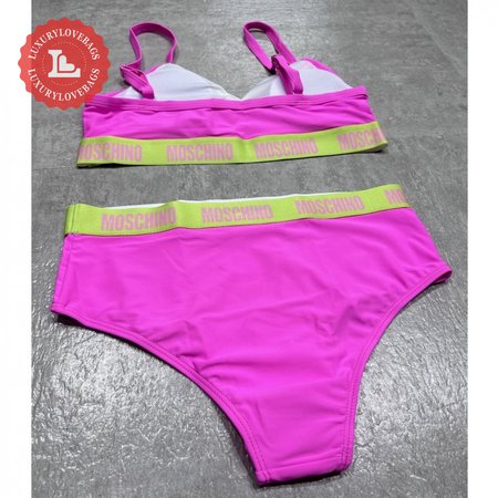 Moschino Pink Two-Piece Swimsuit