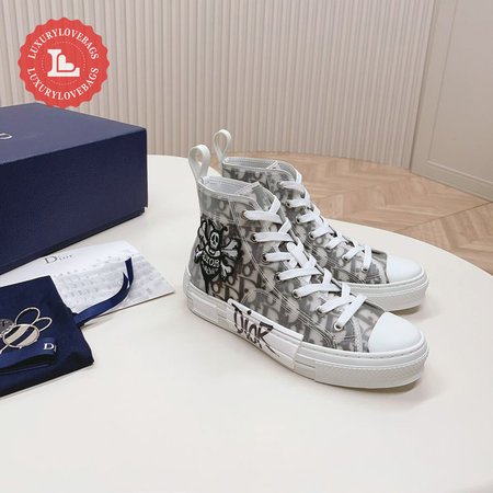 Dior And Shawn B23 High Top Bee Embroidery 35-45