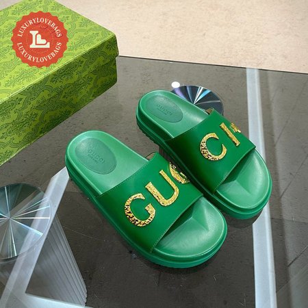 Gucci Green Slippers 35-43