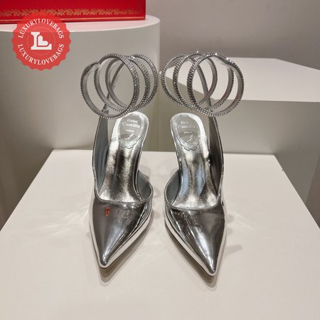 Rene Caovilla Cleo Silver Pump 34-43