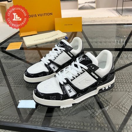 trainer white black sneaker