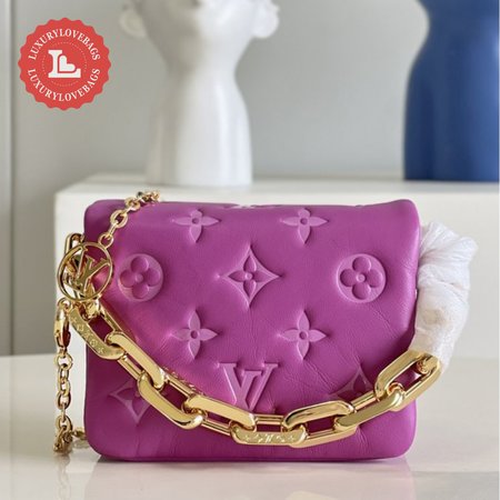 beltbag coussin cruise 22 monogram embossed orchid