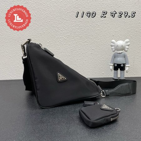 Prada Triangle Leather Bag