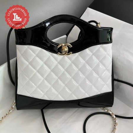 Chanel 31 Mini Tote Bag Patent Calfskin