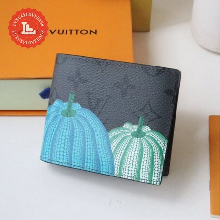 slender wallet pumpkin print