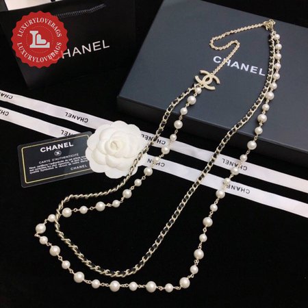 Chanel Pearl CC Necklace