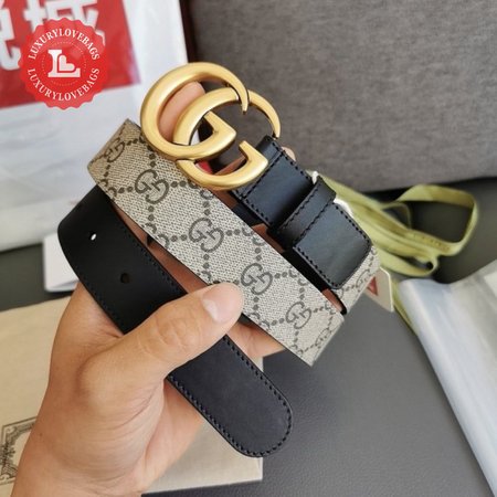 Gucci Beige GG Belt