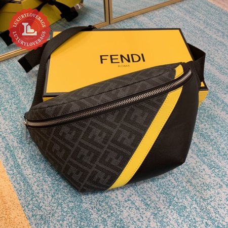 Fendi Belt Bag Gray Fabric Belt Bag