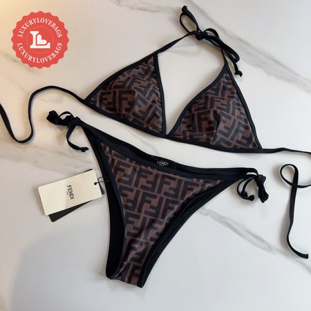 Fendi Women's Brown Bikini