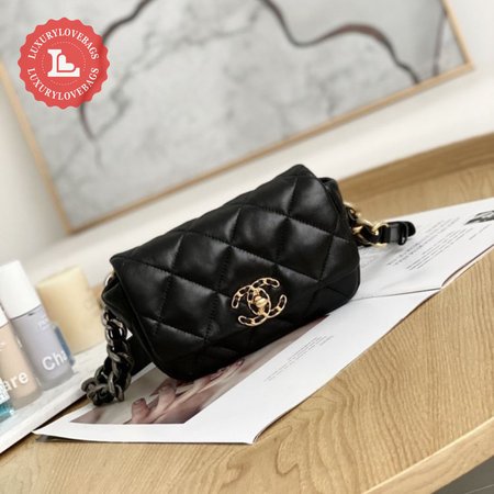 Chanel 19 AS1163 Black