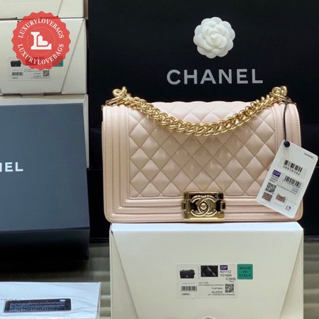 Chanel Boy Flap Quilted Diamond Bag