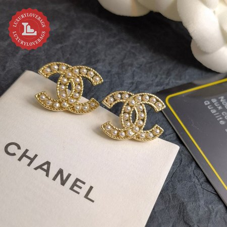 Chanel Pearl Earrings