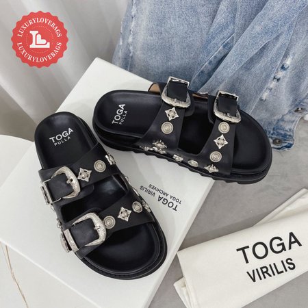 Toga Pulla Buckle Slider Sandal