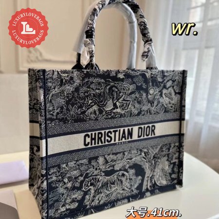 Large Dior Book Tote