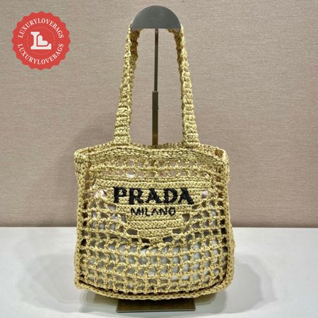 Prada Crochet Tote Bag