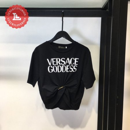 Versace Goddess Safety Pin T-Shirt