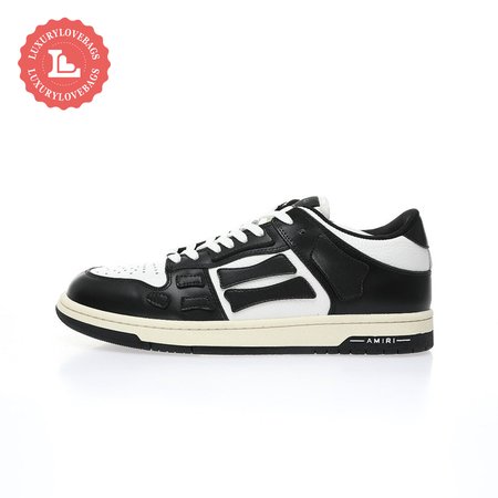 Amiri Skel Top Low Black White Sneaker