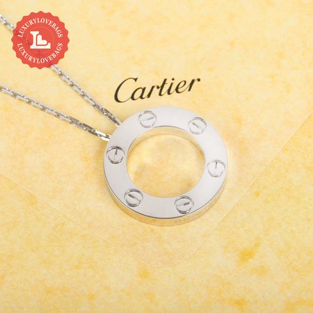 Cartier Love Necklace - 18k White Gold