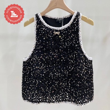 Chanel Retro Sequined Tank Top