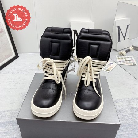 Rick Owens Phlegethon Geobasket Black Milk