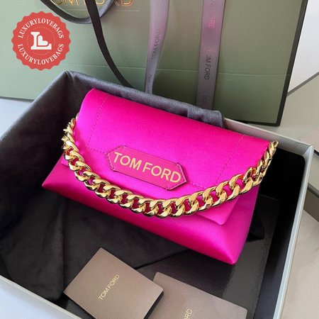 Tom Ford Satin Label Mini Chain Bag