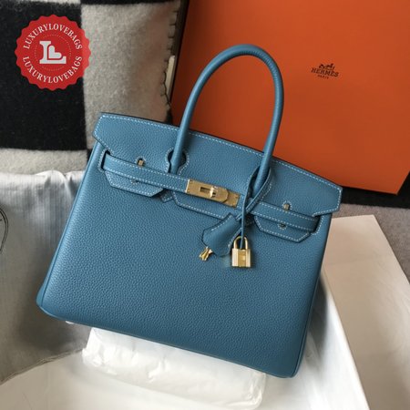 Hermes Birkin Blue