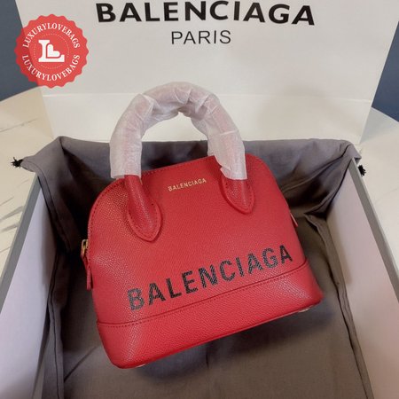 Balenciaga Ville XXS Handbag In Red