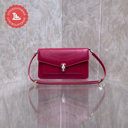 Bvlgari Serpenti Forever East-West Shoulder Bag Red 292525