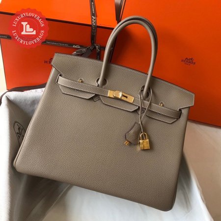 Hermes Birkin 30 Etoupe Togo Birkin Gold Taupe Bag