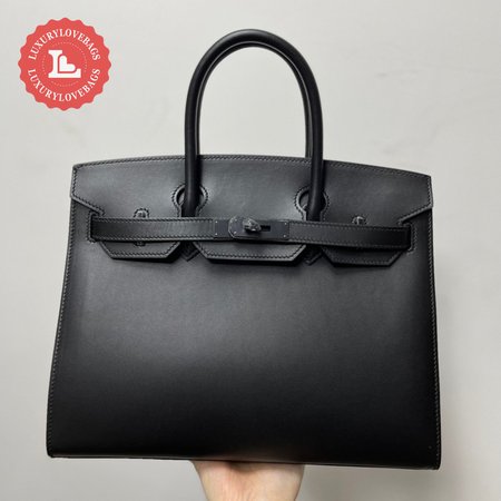 Hermes Birkin 35cm SO Black Box Black Hardware