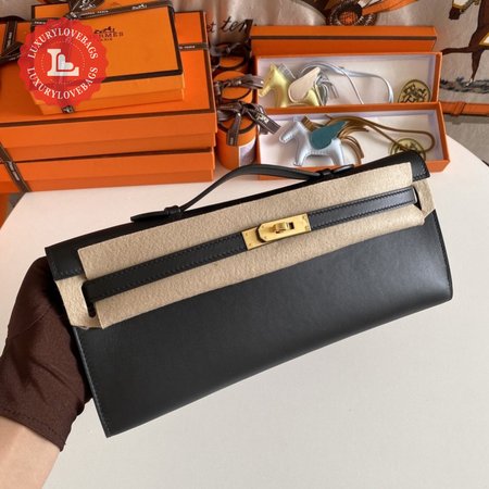 Hermes Kelly 31cm Swift 89 Black