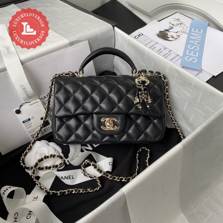 Chanel Mini CF Handle AS243?1 Black