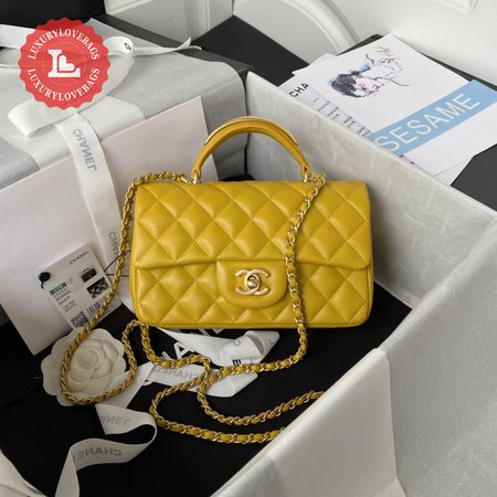 Chanel Mini CF Handle AS243?1 Yellow