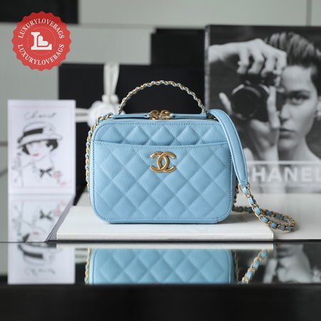 Chanel Vanity Case Blue