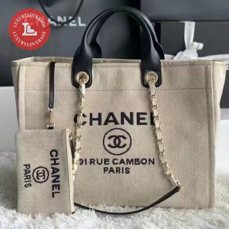 Chanel Deauville Tote MM Bag