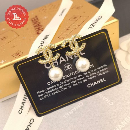 Chanel Pearl Earrings