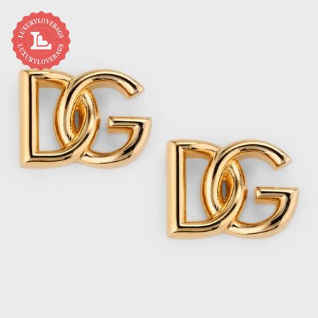 Dolce&Gabbana Logo Stud Earrings