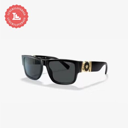 Versace Squared Medusa Medallion Sunglasses