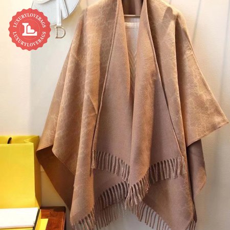 Fendi Reversible Cape Shawl